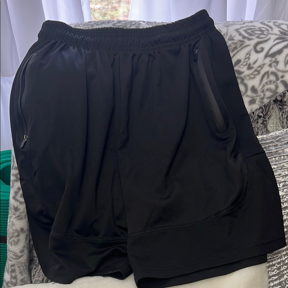 Men’s Black Athletic Shorts